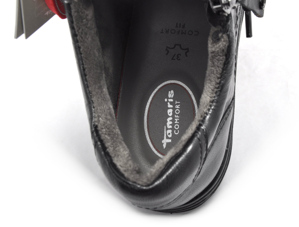 detail dámské tenisky pro halluxy TAMARIS COMFORT 8-83729-41 Černá