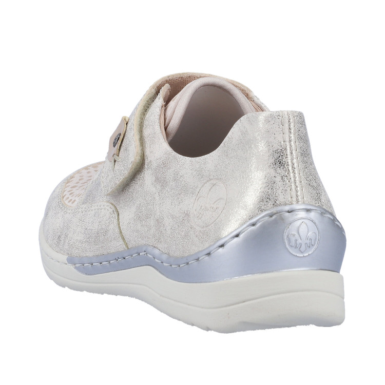 detail dámské polobotky pro halluxy RIEKER 48951-90 Béžová