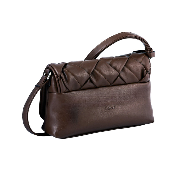 detail kabelka přes rameno GABOR BAGS 9333 230 Hnědá
