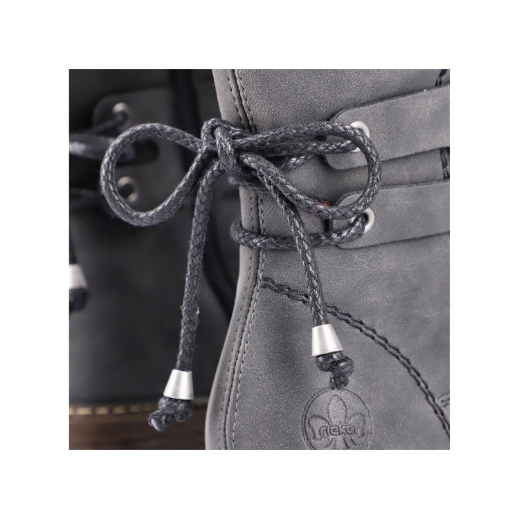 detail dámská kotníková obuv RIEKER Z4783-45 Šedá