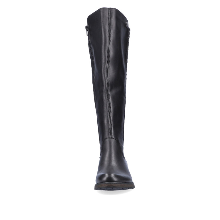 detail kozačky pro standardní lýtka (m) RIEKER Z9591-00 Černá