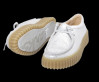 nahlad dámské šněrovací polobotky CLARKS Torhill Bee 26181192 Stříbrná