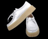 nahlad dámské šněrovací polobotky CLARKS Torhill Bee 26181192 Stříbrná