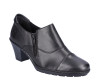 nahlad elegantní kotníková obuv RIEKER 57173-02 Černá