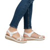 nahlad dámské sandály Rieker V0919-80 Bílá