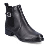 nahlad elegantní kotníková obuv RIEKER 73485-00 Černá